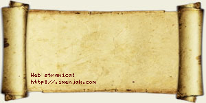 Zorana Džaković vizit kartica